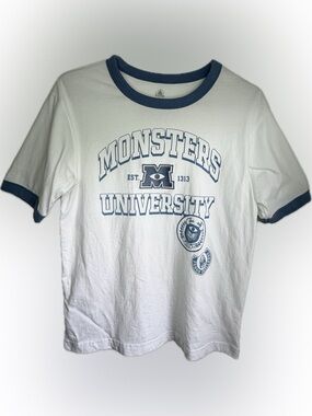 Disney Monsters University Ringer Women's T-shirt Size XS